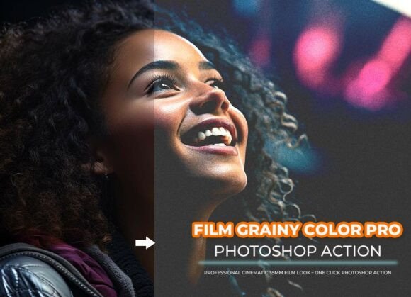 Download Film Grainy Color Pro Photoshop Action - Film grain Collection